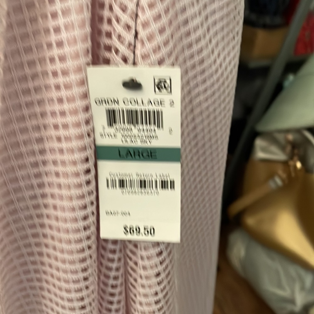 Alfani pink midi skirt with mesh overlay.NWT. Size Medium. Lovely. - Picture 4 of 5